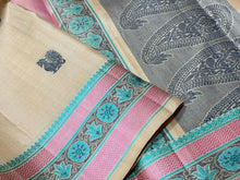 Gorgeous Creamish White With Buttas and Meenakari Borders Handwoven Pure Zariless Soft Kanjivaram Silk Saree Beauty