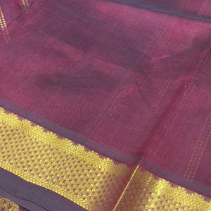 Deep Olive Green with Dark Maroon Handwoven Pure Kanjivaram Hand pichwai Block Printed Silkcotton Saree Beauty