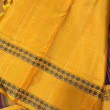 Gorgeous Handwoven Pure Korvai Zero Zari  Kanjivaram Silk Saree with beautiful maroon and black striped body with rettapet rudrakshas woven beautiful borders gorgeous seer pallu and contrast woven blouse