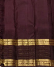 Vaibhogam- Stunning Coffee Brown with Gold Handwoven Pure 2 gram Jari Kanjivaram Silk with Buttas woven  beautiful body with rich Vairaoosi borders beautiful pallu and self colored blouse