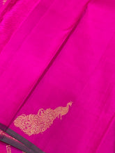 Unique Paidmadi Checks Multichecks with Peacock Buttas Handwoven Pure Jari Borderless Kanjivaram Silk Saree Beauty