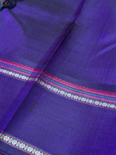 Mango Mustard with Purple Buttas Korvai Handwoven Pure Zariless Kanjivaram Silk Saree with temple borders beauty