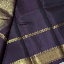 Sahana-Stunning Deep Coffee Brown with Gold Handwoven Pure Jari Kanjivaram Silk with Gandaberundas and Yazhis woven beautiful araimadam borders Rich Pallu and self colored blouse