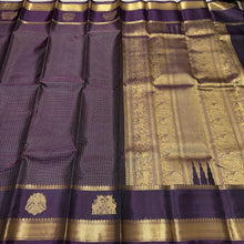 Sahana-Stunning Deep Coffee Brown with Gold Handwoven Pure Jari Kanjivaram Silk with Gandaberundas and Yazhis woven beautiful araimadam borders Rich Pallu and self colored blouse