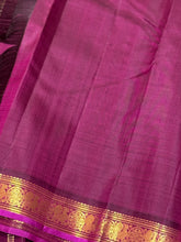 Dual Shade Tomato Red Short Orange with Dark Wine Mallimoggu Buttas Handwoven Pure Jari Kanjivaram Silk Saree Beauty with small borders