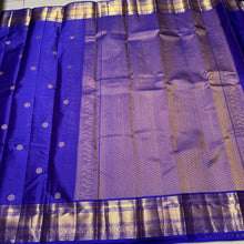 Violet with Gold Handwoven Pure Jari Vairaoosi with Buttas Kanjivaram Silk Saree with rich borders pallu and self colored blouse beauty