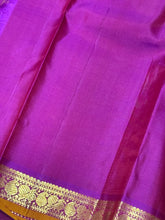 Deep Maroon with Magenta Pink Handwoven Small Borders Pure Jari Kanjivaram Silk Saree Beauty