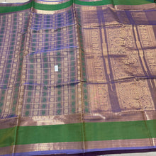 Lavendar with Green 1000 Buttas in Mayil Chakram Handwoven Premium Kanjivaram Silkcotton Saree Beauty