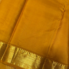 Deep Maroon with Mustard Buttas Korvai Handwoven Pure Kanjivaram Silk Saree Beauty