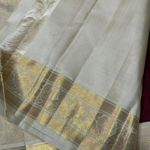 Vaibhogam- Gorgeous Deep Maroon with Mustard and Offwhite Handwoven Pure Jari Korvai Kanjivaram Silk with buttas woven body rich borders dancing women and musical instruments woven pallu and contrast woven blouse