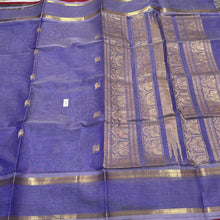 Lavendar with Gold Doublepet Borders rich Yazhi Motifs Handwoven Premium Kanjivaram Silkcotton saree beauty