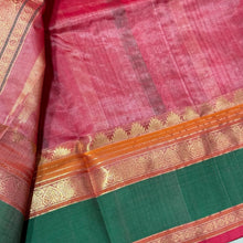 Mesmerising Salmon Pink 1000 Buttas in Deers Mayil Chakrams Handwoven Premium Pure Kanjivaram Silkcotton Saree Beauty