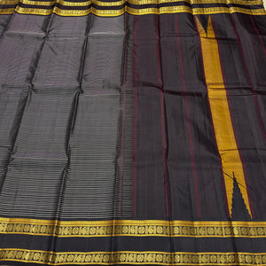 Saraswati- Stunning Deep beetlenut purplish brown handwoven pure zaril ...