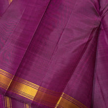 Saraswati- Beautiful Deep Magenta Handwoven Pure Zariless Kanchipuram Silk with Silk thread buttas woven all over the body with small matte finish thread borders rich pallu and self colored blouse